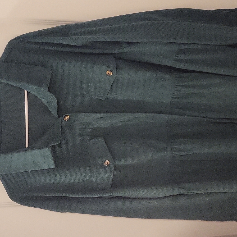 Green shein blouse